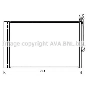 

Radiator air conditioner VW Touareg 3.0 TDI 10 AVA QUALITY COOLING