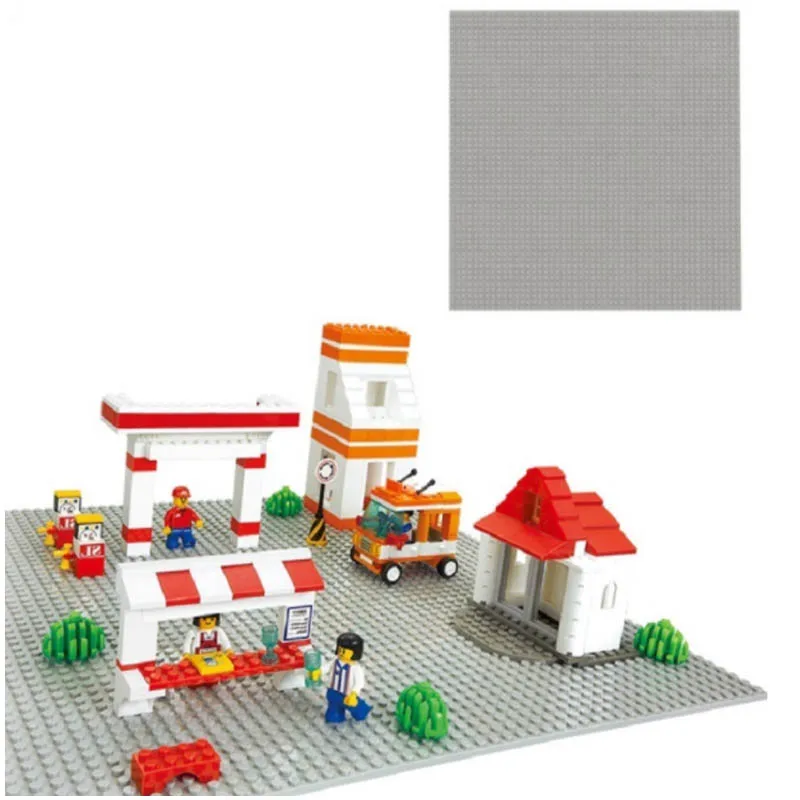 Базовая пластина для небольших блоков 1 шт. супер большой размер 40*40 см опорная DIY