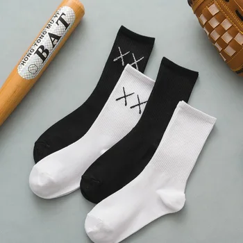 

NEW gifts for men harajuku fashion happy funny socks hip hop winter cotton off white sock standard casual mens fashions socks