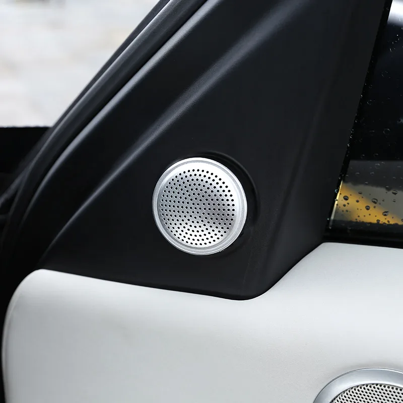 For Land Rover Discovery 5 LR5 L462 2017 2018 Car Aluminum alloy Speaker Cover Trim Accessories 2pcs | Автомобили и мотоциклы