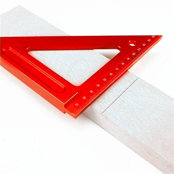 

Precision Triangle Ruler Woodworking Tool High Quality Measuring Gauge Tools Carpenters Square Rule Aluminum Alloy Tool