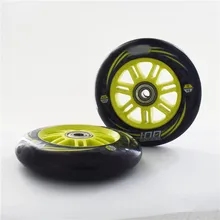 [100 мм] 2 шт. 84A роликовые коньки со ABEC-9 608zz подшипник для катания на коньках прочный PU для внутреннего трека гонки 100 3/4 колеса