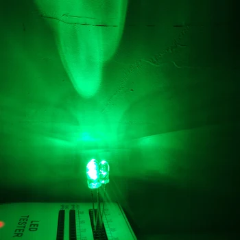 

50pcs LED Diodes Candle Green Flashing LED 5mm Flicker Diodo 5mm LED Flash Blinking Diod Intermitente Electronic Components DIY