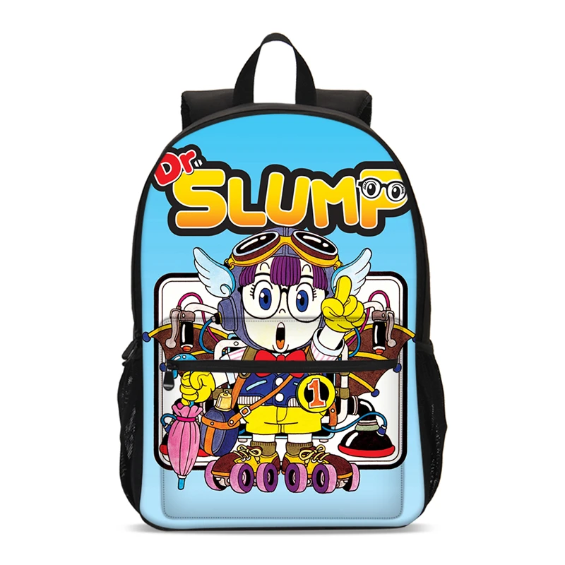 Многоцветный Мультяшные школьные сумки Dr. Slump Arale для детей, школьные рюкзаки для девочек, ранец для детей, школьный рюкзак,, рюкзак Mochila Infantil - Цвет: Многоцветный