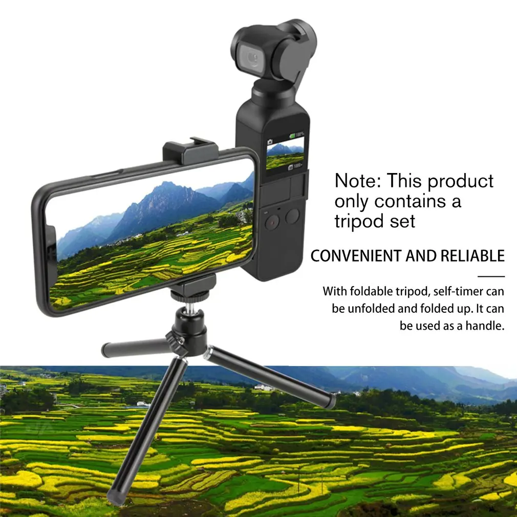 Universal Phone Holder Clip Bracket Set Fixed Stand Triop for DJI OSMO Pocket Handheld Gimbal Camera Accessories
