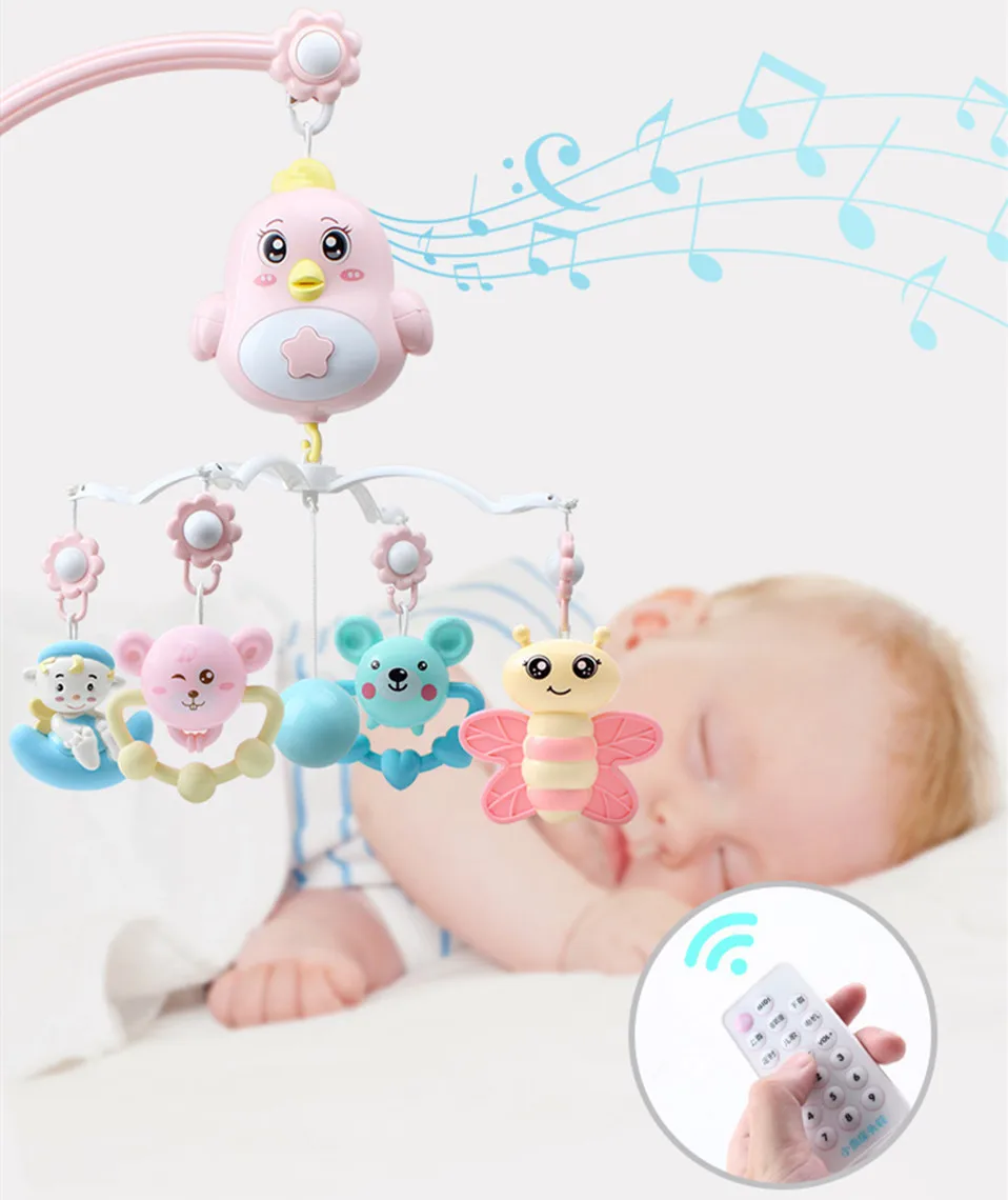 Детские игрушки 0-12 месяцев погремушки мобиль для детской кроватки кровать колокольчик детская музыкальная игрушка держатель 360 градусов Поворот Кронштейн Набор