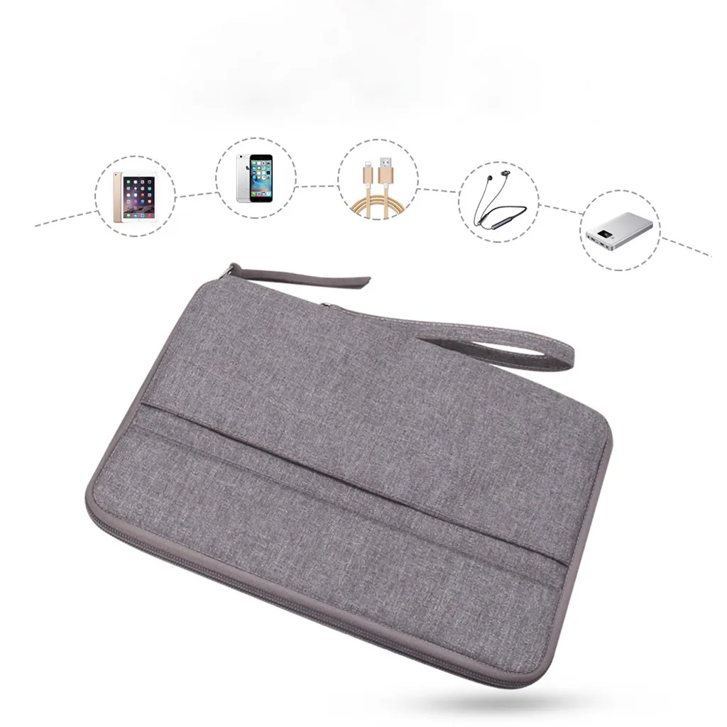 Flat leather case/sleeve