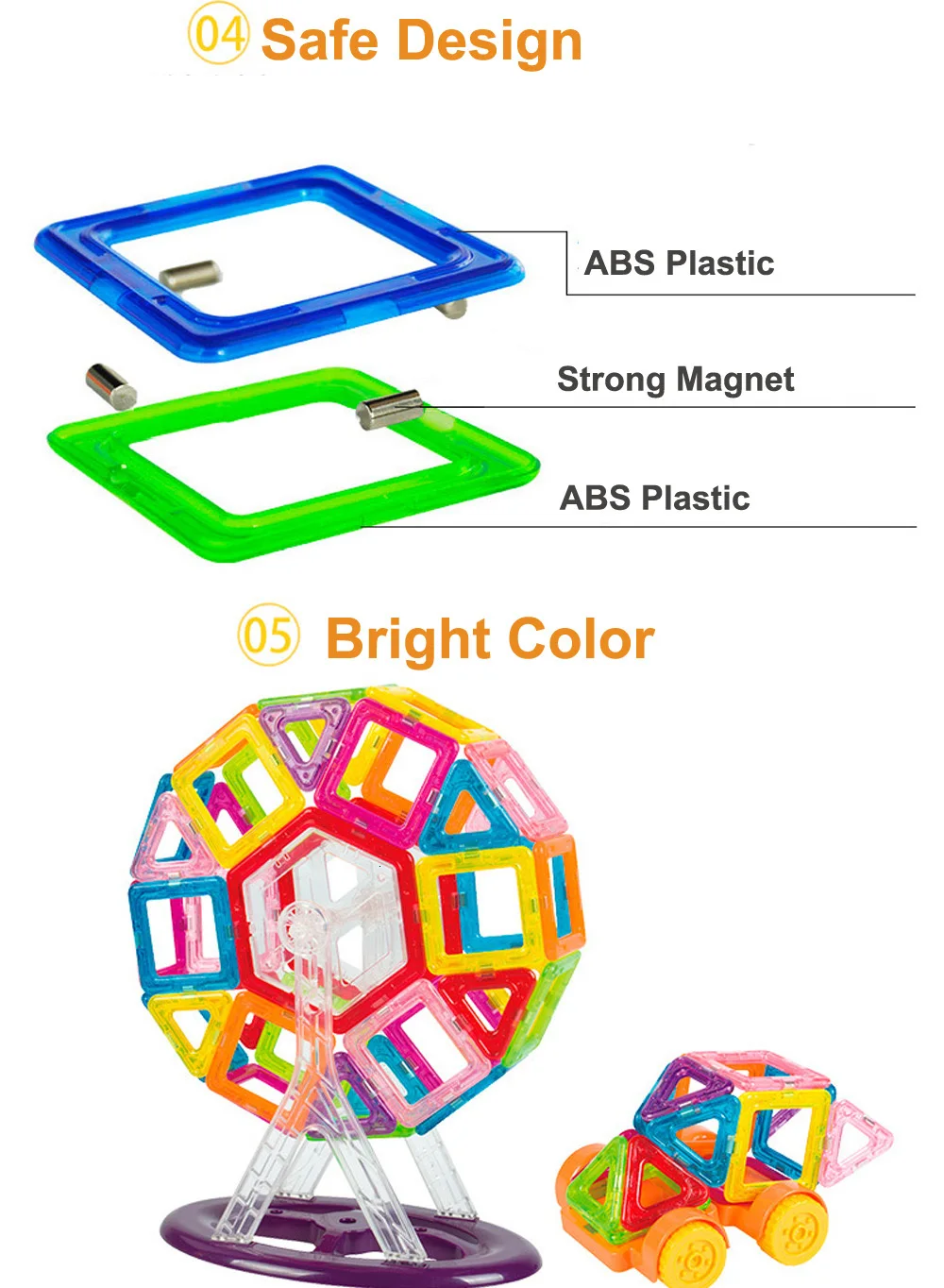 58-252 шт мини размер магнитные игрушки магнит строительные блоки конструктор Набор образовательных игрушек для детей подарок