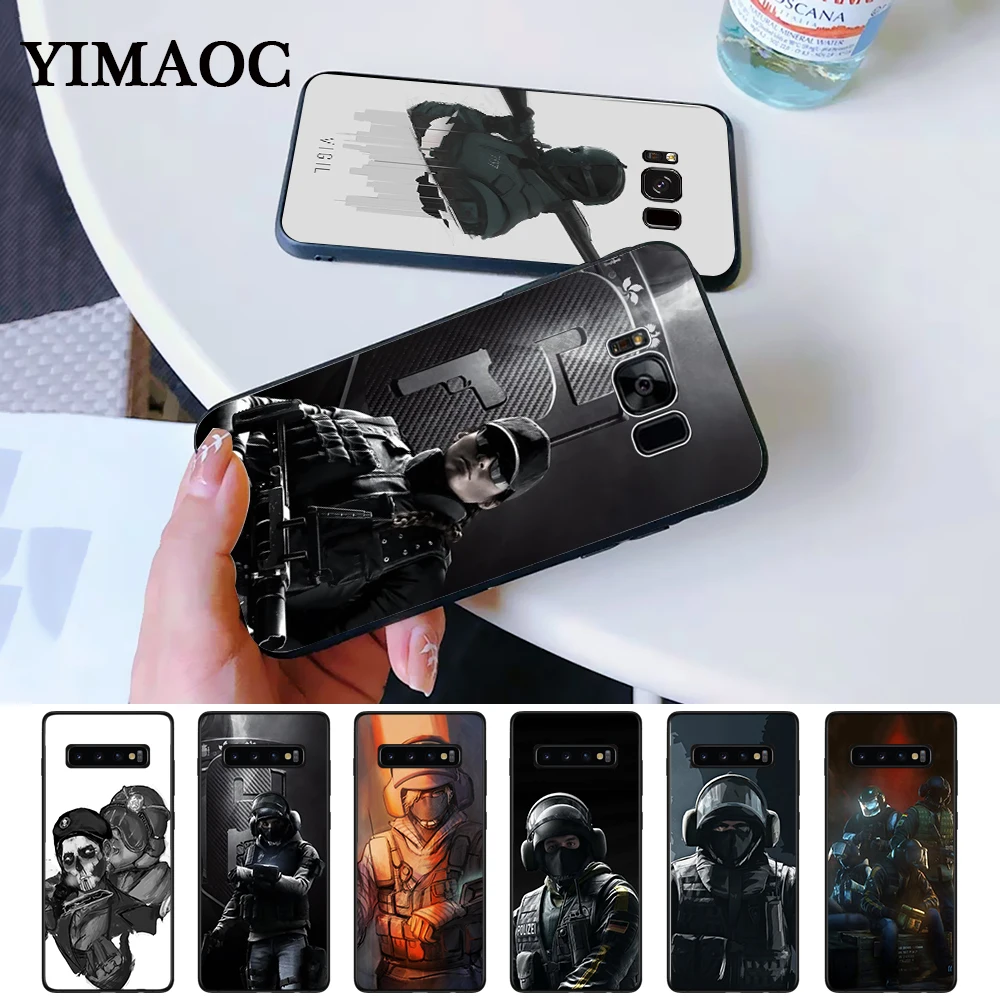 Voltron Радуга шесть осада YuGiOh силиконовый чехол для Samsung S6 Edge S7 S8 плюс S9 S10 S10e Note 8 9 10 M10