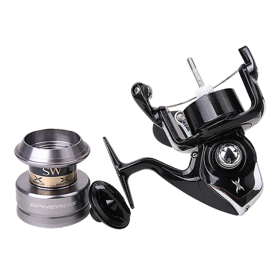 US $134.26 SHIMANO SPHEROS SW Spinning Fishing Reel 41BB Reel Throwing Fishing 1012KG Power Heavy Duty Saltwater Fishing Reels