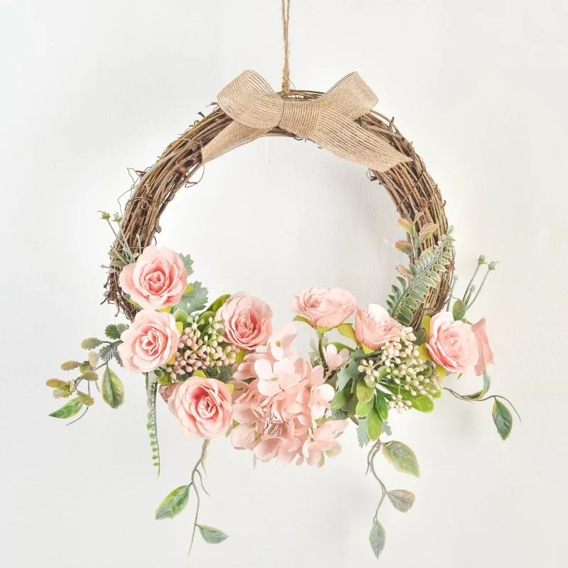 Wedding Garland Home Decor Rattan Garland Photographic Props Wreath