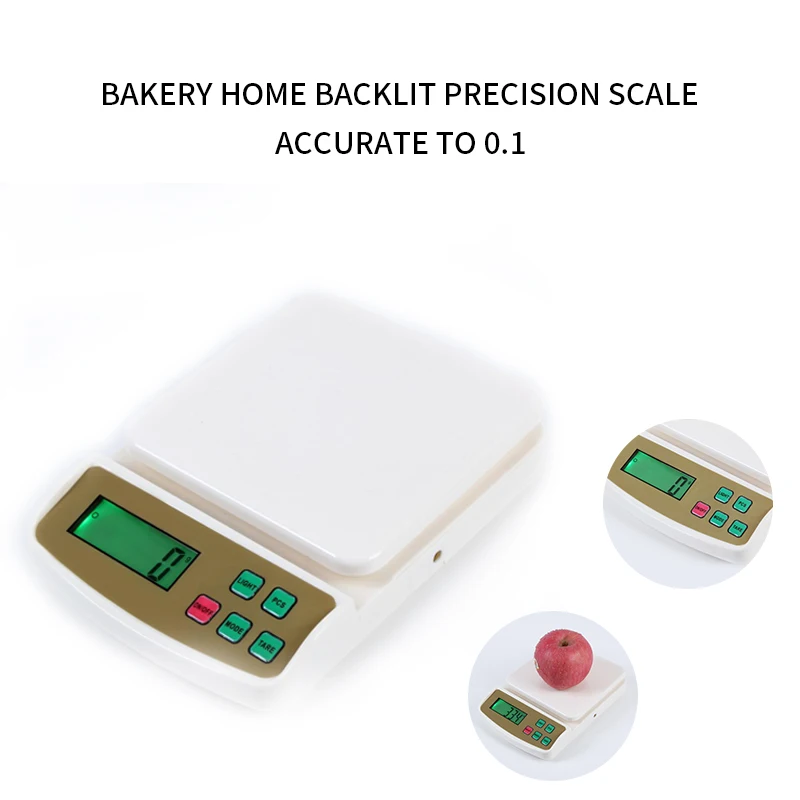 10Kg/1g Libra Digital Kitchen Scales Counting Weighing Electronic Balance Scale Jewelry Gram Food Measuring Weight -400A 15% | Инструменты