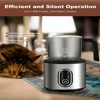 DEVISIB 4-in-1 Automatic Milk Frother Electric Instant Magic Froth 350ml Stainless Steel Pitcher Dishwasher Safe Hot and Cold 6