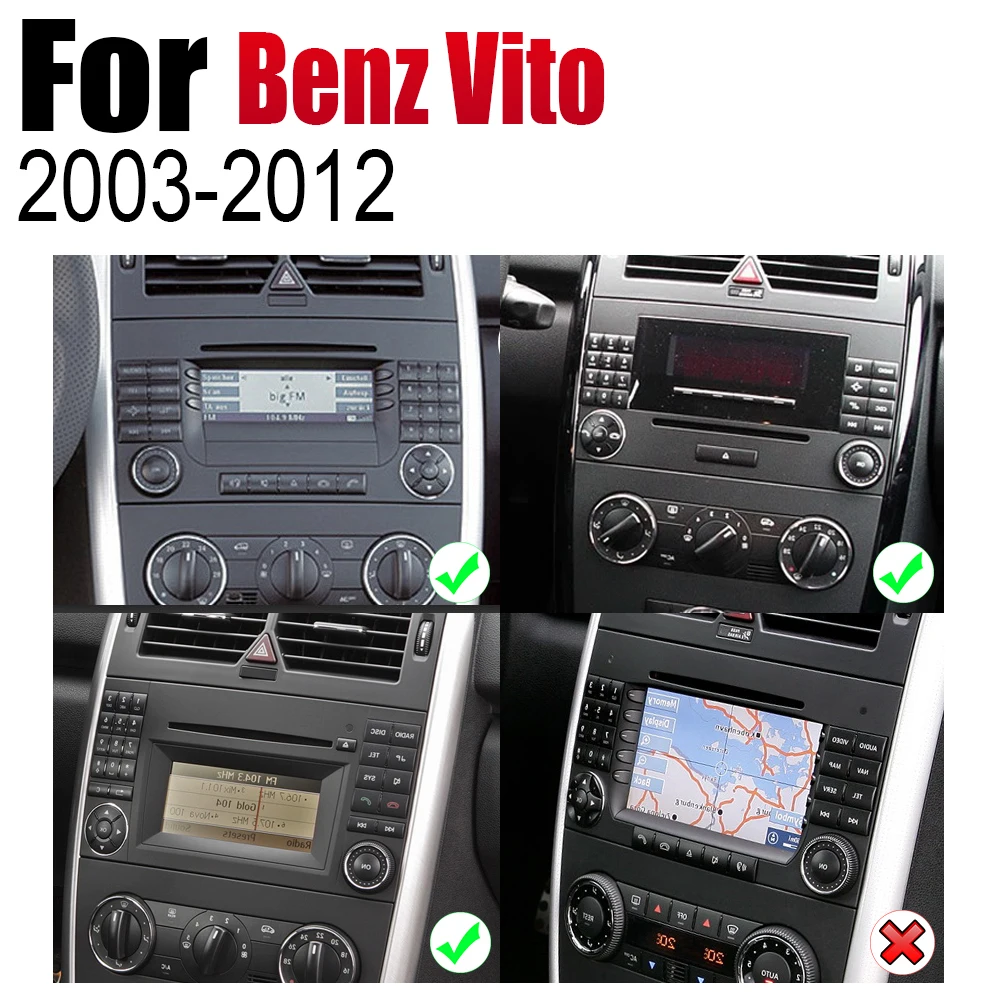 Автомобильный DVD плеер GPS навигация для Mercedes Benz Vito 2003 ~ 2012 NTG автомобильный