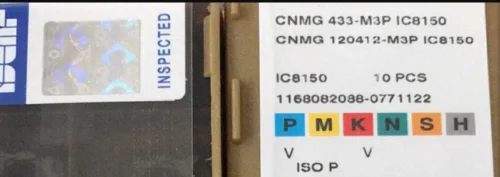 ISCAR 10 шт. твердосплавная вставка CNMG 120412-M3P IC8150
