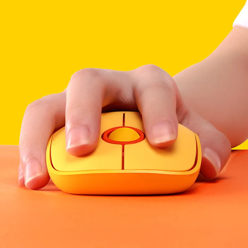 Новинка 2,4 г мультфильм Fopato L8 тихий ультра-тонкий креативный Бизнес офис беспроводная мышь эргономичная мышь компьютерные аксессуары