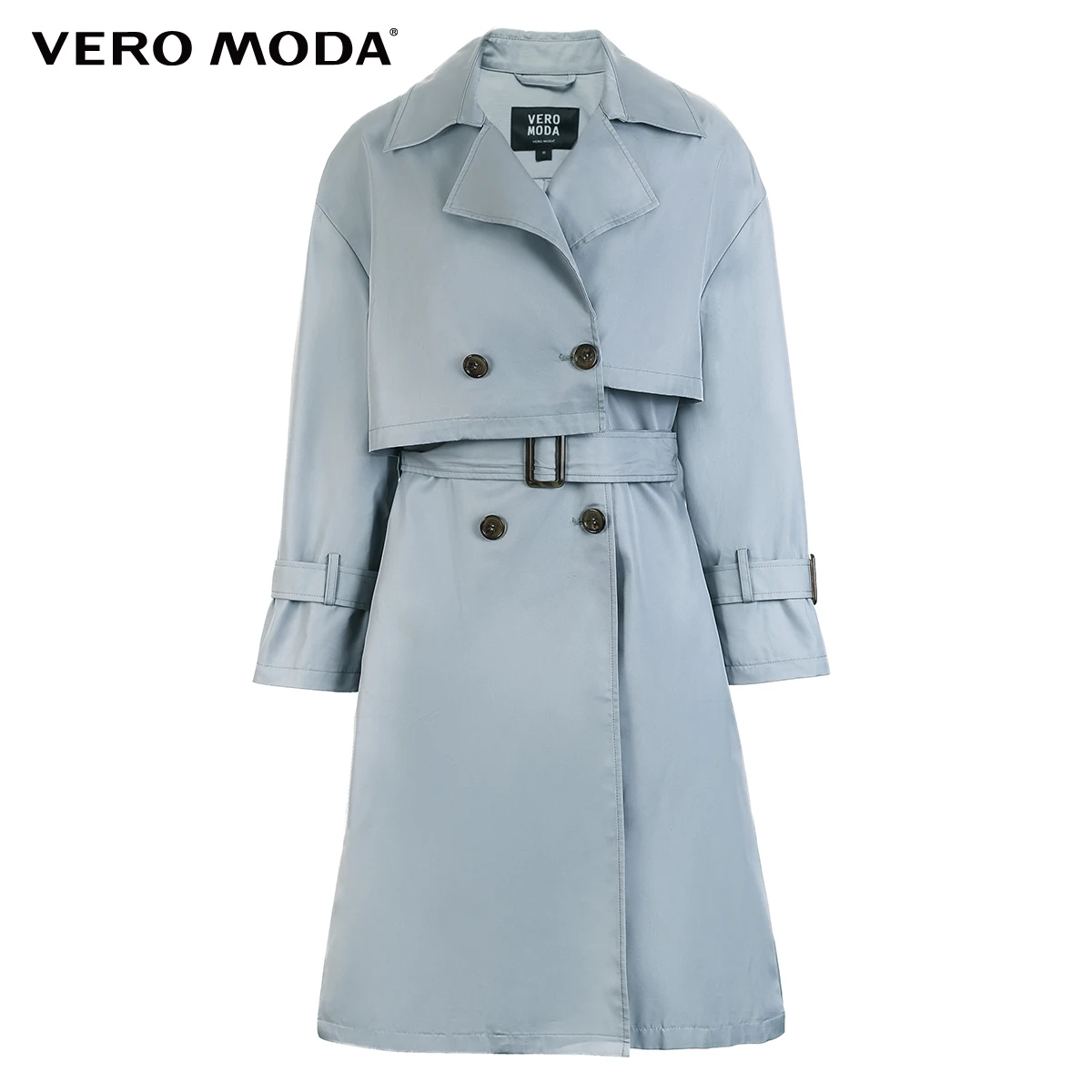Vero Moda женский двубортный Тренч с лацканами | 319121522