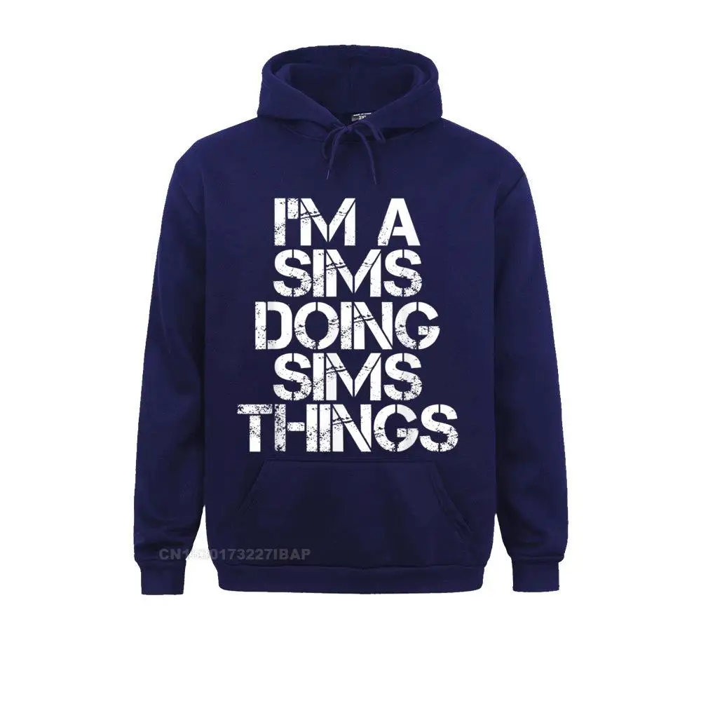 thumbnail image 1 of Idea de regalo de cumpleaños para reunión familiar con el apellido divertido de SIMS, sudaderas de hip hop, gran oferta, sudaderas con capucha para hombre, sudaderas con capucha de calle, 1 of 5