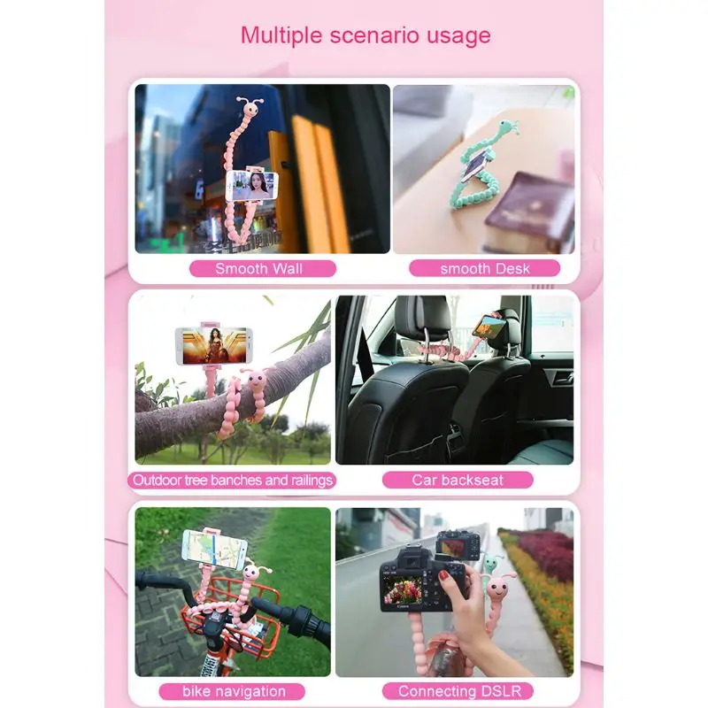 2-ой 360 градусов ленивый мобильный телефон стенд кронштейн Осьминог штатив для мобильных телефонов