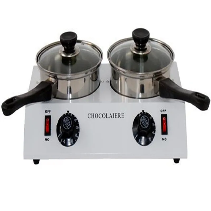 DIY electric melting furnace baking tools 2 pots chocolate melter chocolate melting furnace