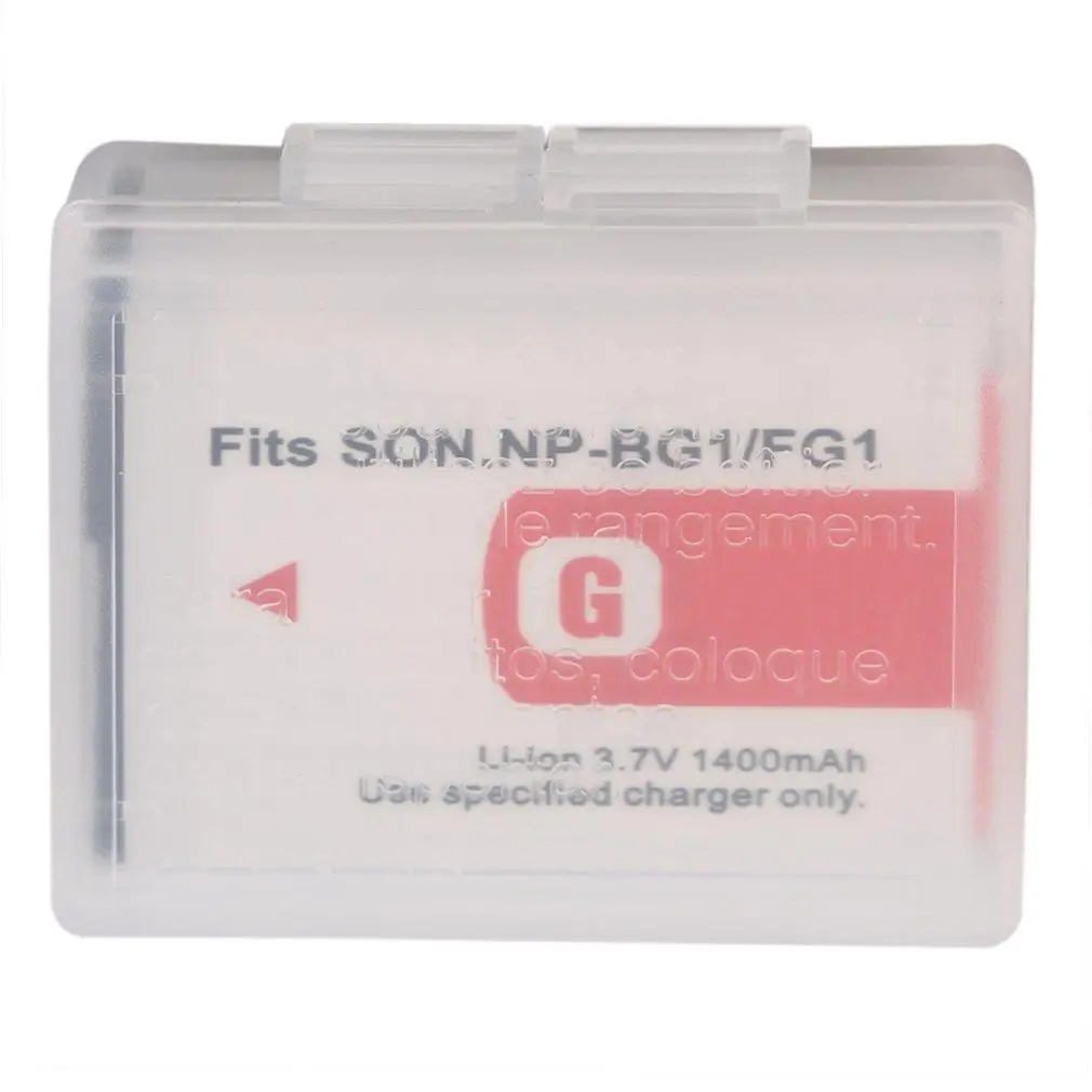 3,7 V 1400MAH Сменный литий-ионный аккумулятор для NP-BG1/FG1 с Чехол SL