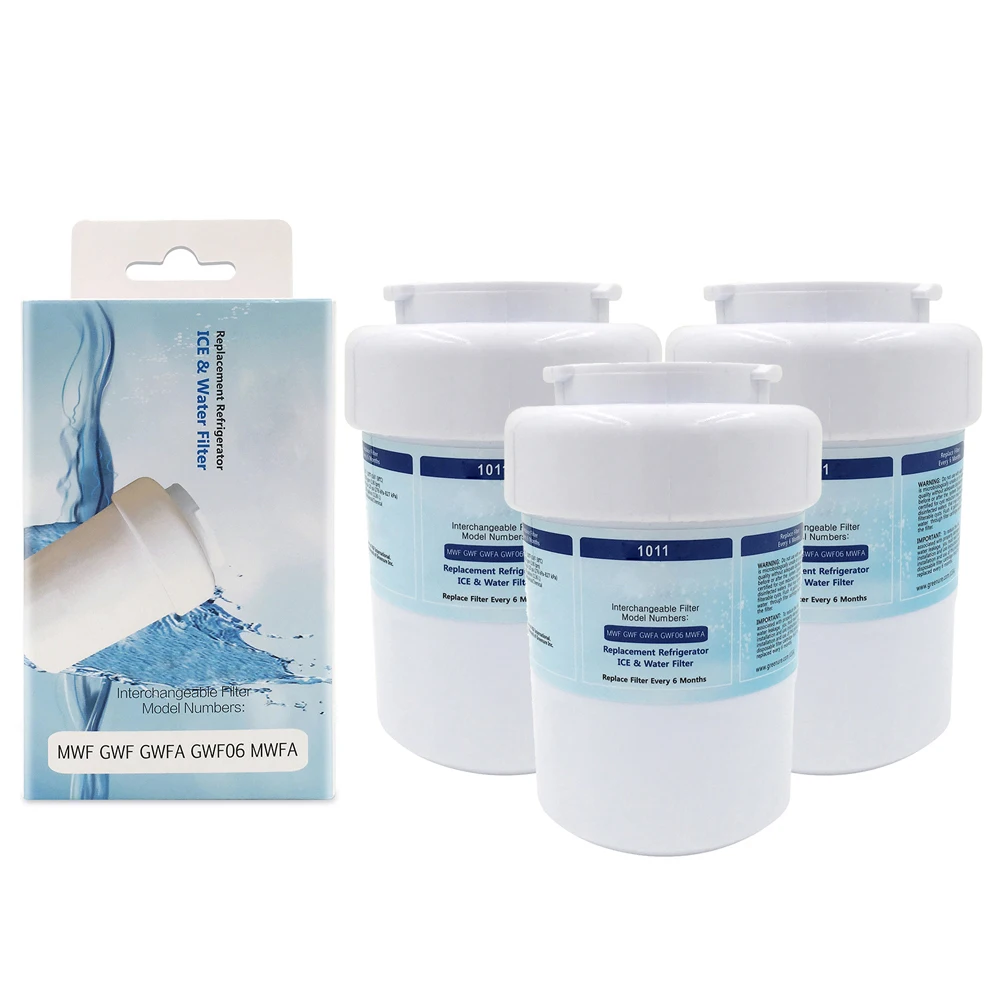 

Water Purifier Filter Gre1011 Refrigerator Water Filter Kitchen Activated Carbon Replacement For Ge Mwf Mwfa 3 Pcs/lot