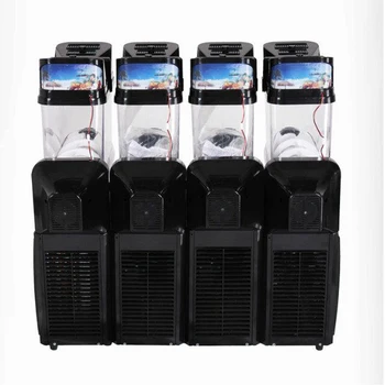 

Most popular 15L*1/15L*2/15L*3/15L*4 jars snow slush ice making machine automaticn cylinders snow mud melting machine manufactu