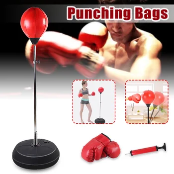 

Adjustable Fitness Boxing Punch Pear Speed Balls Relaxed Boxing Punching Bag Boxing Speed Bag For Adult Glove + Pump + Ball