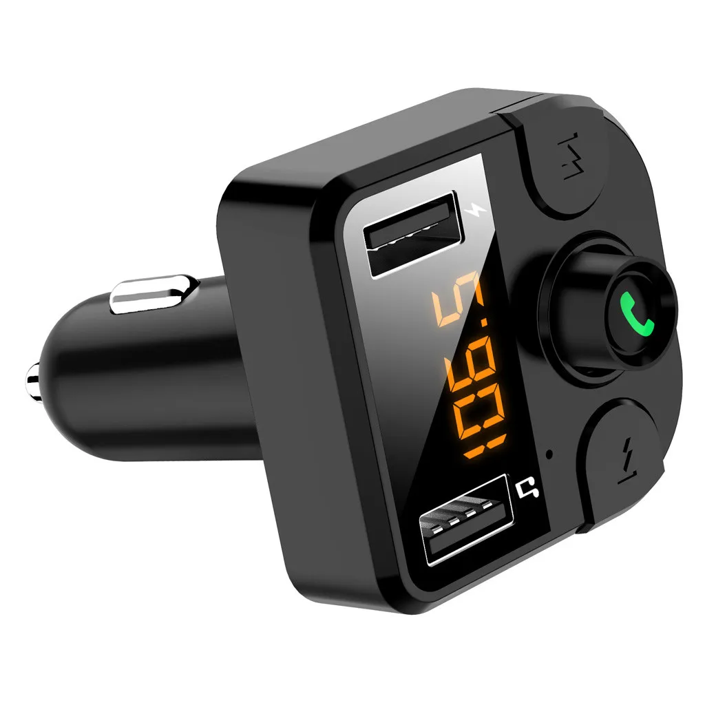 Светодиодный дисплей BT36B BT5.0 автомобильный комплект MP3-плеер fm-передатчик с USB зарядное устройство для устройства Handsfree V5.0 Bluetooth# P20