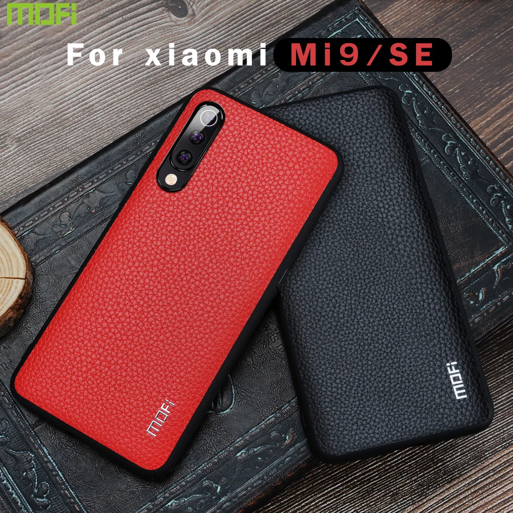Чехол Mofi для Xiaomi Mi9 SE чехол из искусственной кожи задняя крышка в деловом стиле Mi 9