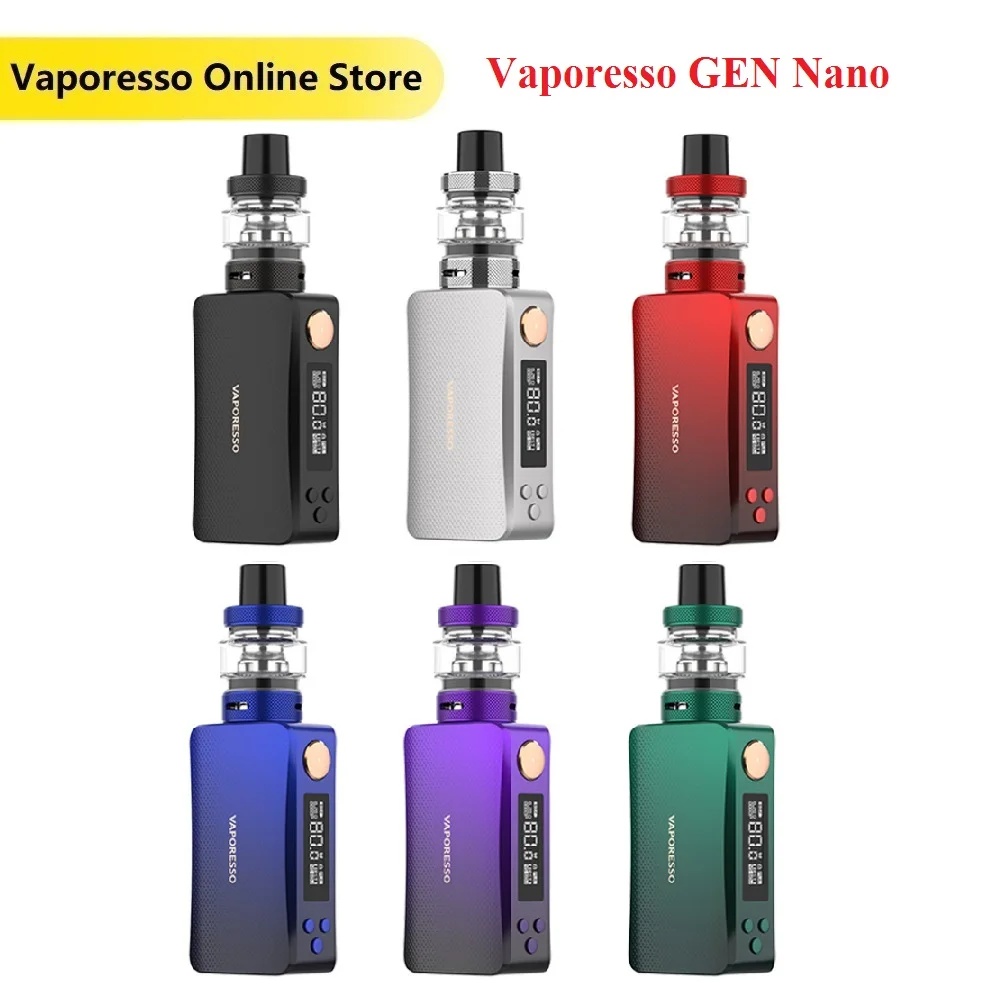Новый оригинальный набор Vaporesso GEN Nano 80 Вт wi/ 2000 мА/ч встроенный аккумулятор и бак GTX