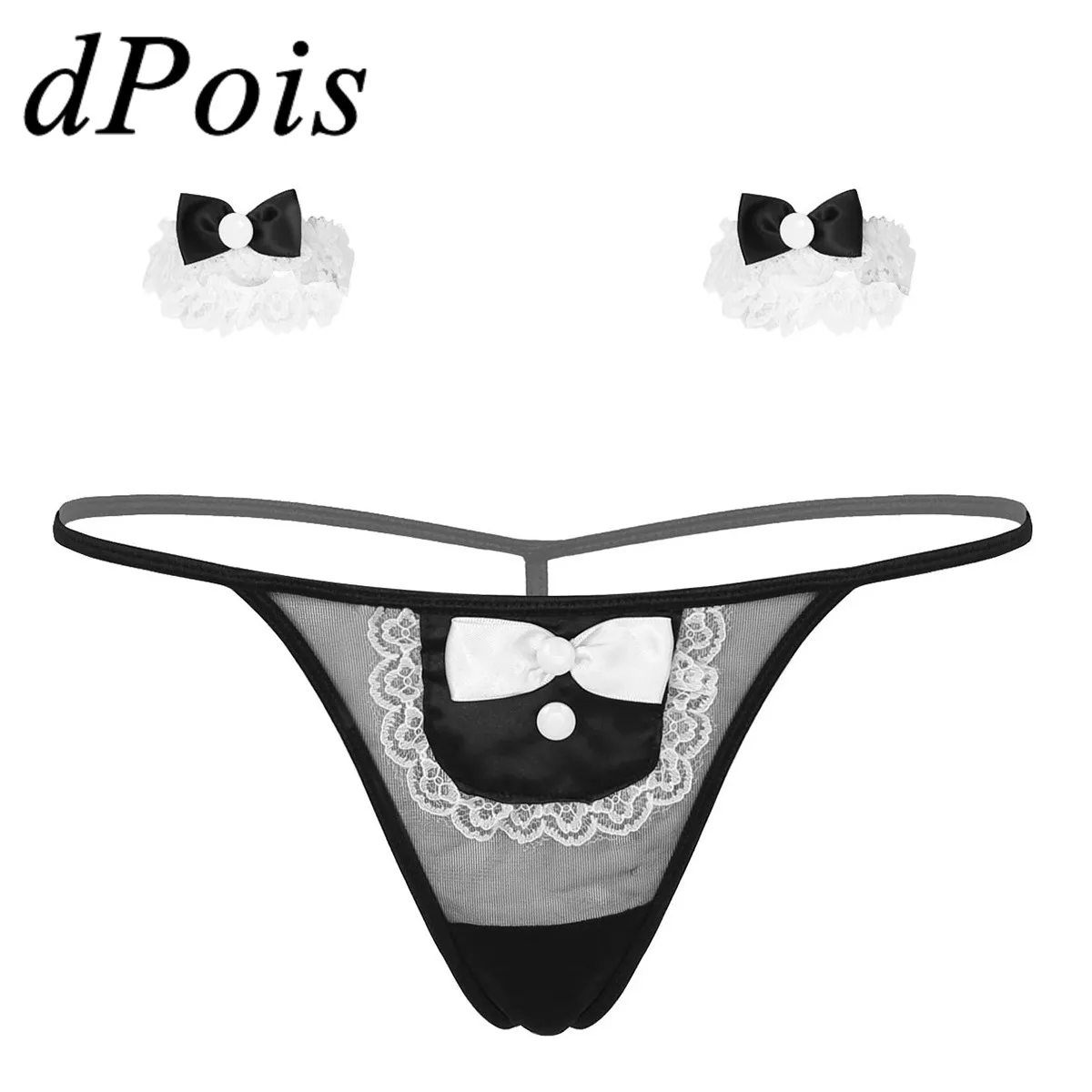 Женский костюм для косплея Сексуальные Трусы стринги ролевых игр нижнее белье