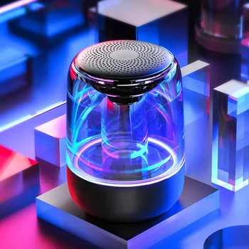 

Wireless Commmunication Speaker 7 LED Colors Light Speaker Stereo Sound DU55