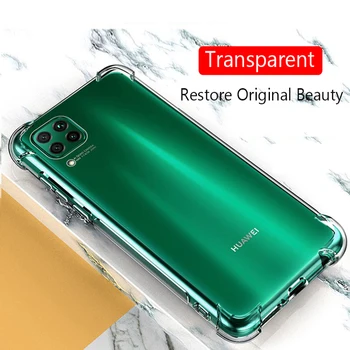 

Transparent Airbag Protective Shell Cover For Huawei P40 Lite Case Slim Soft Clear TPU Phone Cases For Huawei P 40 Lite P40Lite