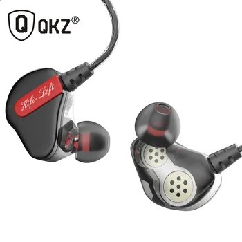 

QKZ CK2 Earphone Special Edition Gold Plated Housing Earphone with Microphone 3.5mm HD HiFi Bass Stereo for Mobile Phone Tablet