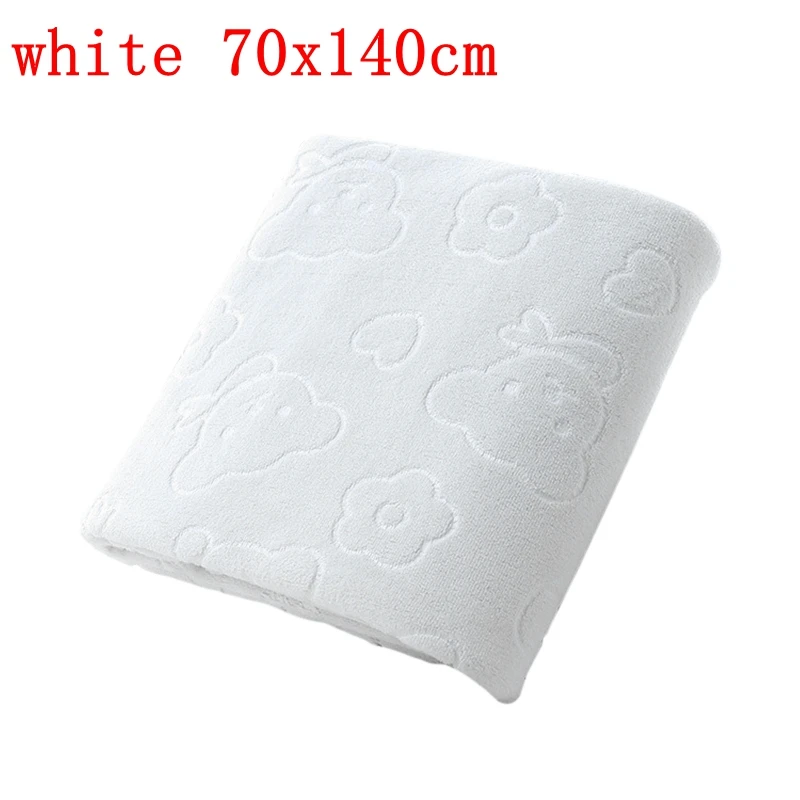 white 70x140cm DIDIHOU хлопковое однотонное банное полотенце пляжное полотенце для взрослых быстросохнущее мягкое толстое высокоабсорбирующее хлопковое Премиум турецкое полотенце - Цвет: white 70x140cm