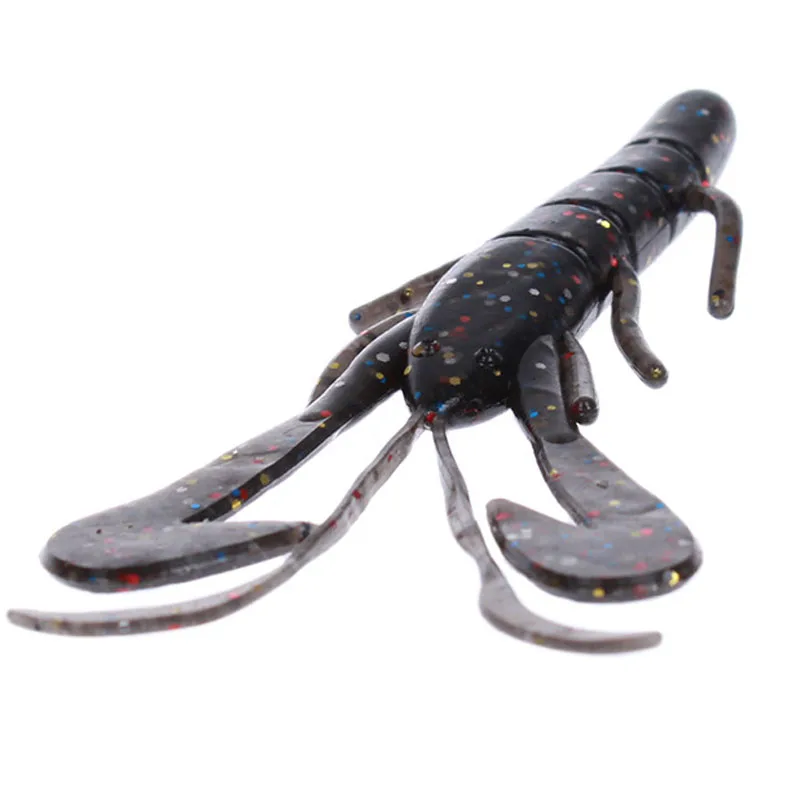 OBSESSION Fishing Lures Soft Silicone Baits Shrimp 9cm 6g 3pcs Wobblers Crankbaits Artificial soft lure Worm Fishing Tackle