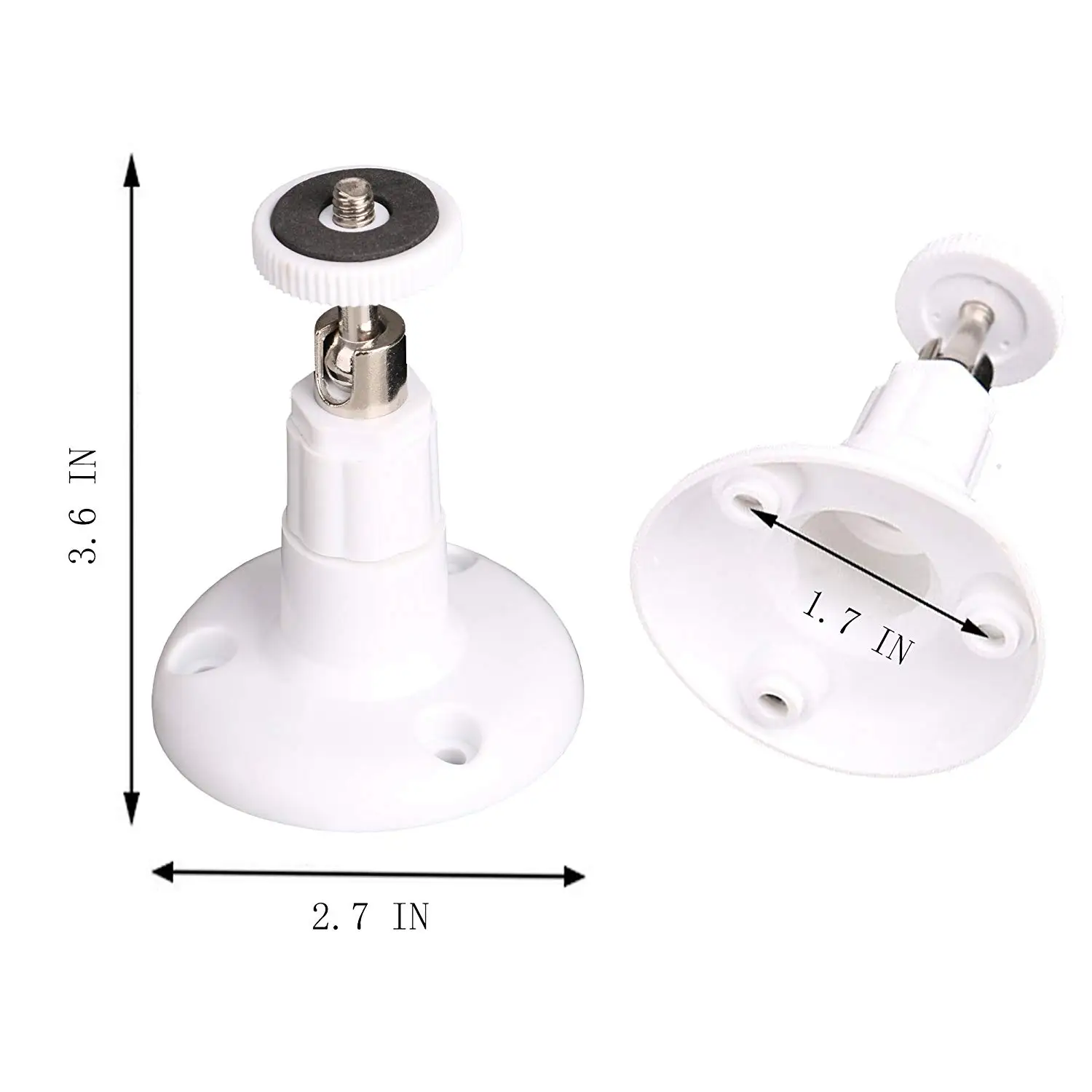 CCTV Camera and Other Camera Universal Security Wall Mount Adjustable Indoor and Outdoor Mount for Baby Monitor