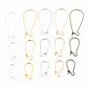 100pcs/Lot 9x18mm/11x24mm/16x38mm Silver Color /Rhodium/Gold Color Earring hooks Earring Ear Wires Findings DIY Jewelry Making ► Photo 1/6