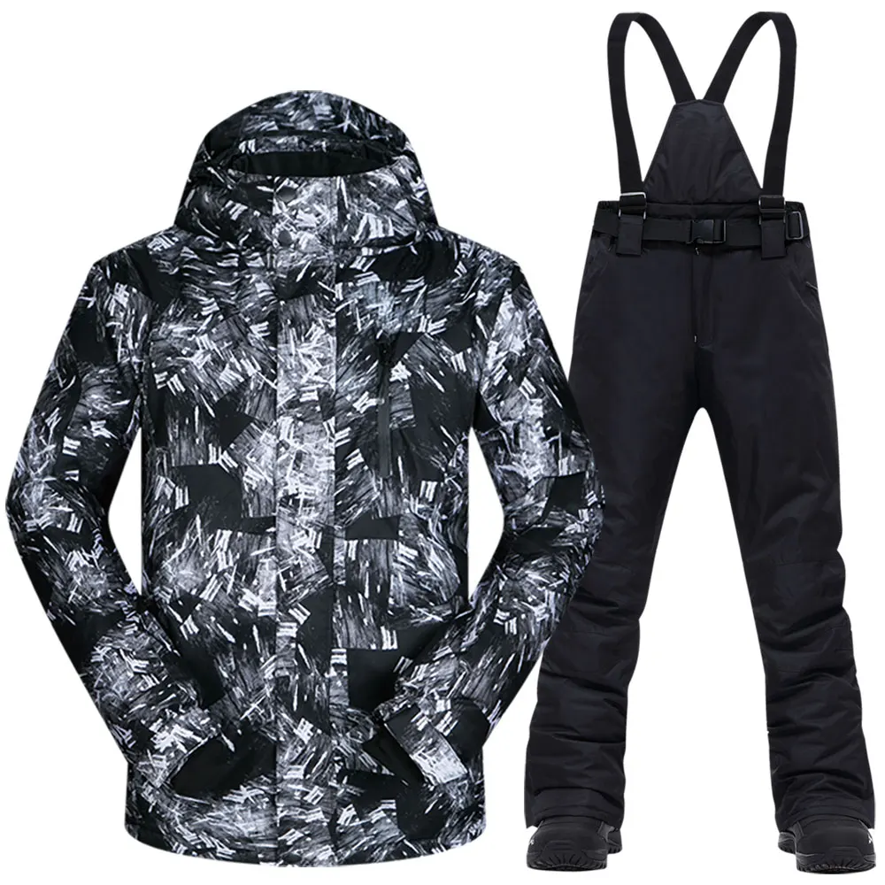 

2017 New Men Snow Ski Suit Windproof Waterproof Breathable Men's Snowboard Clothes Teenagers Winter Jacket And Pants Hiking Coat