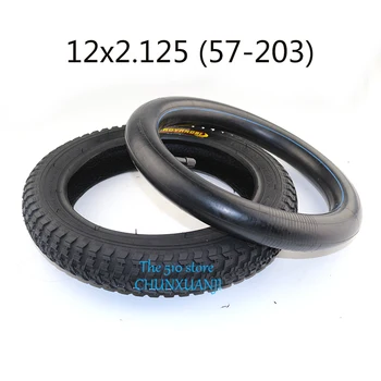 

Super quality Bike Stroller Urban Electric Scoote Tire Set 12 1/2 x 2 1/4 inner and outer tyre 12 * 2.125 57-203 tube tyre