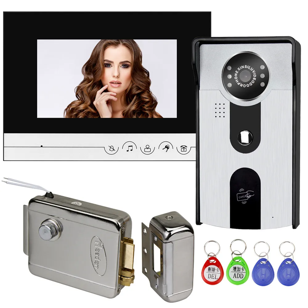 Sistema de Habla bidireccional Control Remoto Visor de Puerta 5 Pulgadas WiFi Intercomunicador Digital Timbre de Puerta Mirilla de la Puerta Seguridad para el hogar con visi/ón Nocturna 110-240v