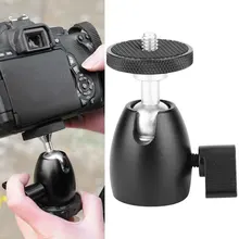 

Q39 Aluminum Alloy Ball Head with 1/4 inch Screw Hole Mini Professional Tripod Head for DSLR Camera Camcorder Accessories