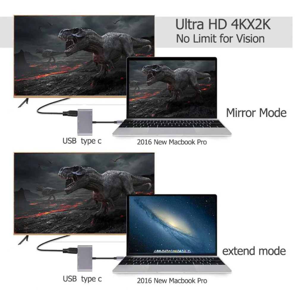 5 в 1 USB C концентратор USB-C-3,0 концентратор HDMI PD Thunderbolt 3 адаптер для samsung Galaxy S9/S8 huawei P20 Pro type C usb-хаб