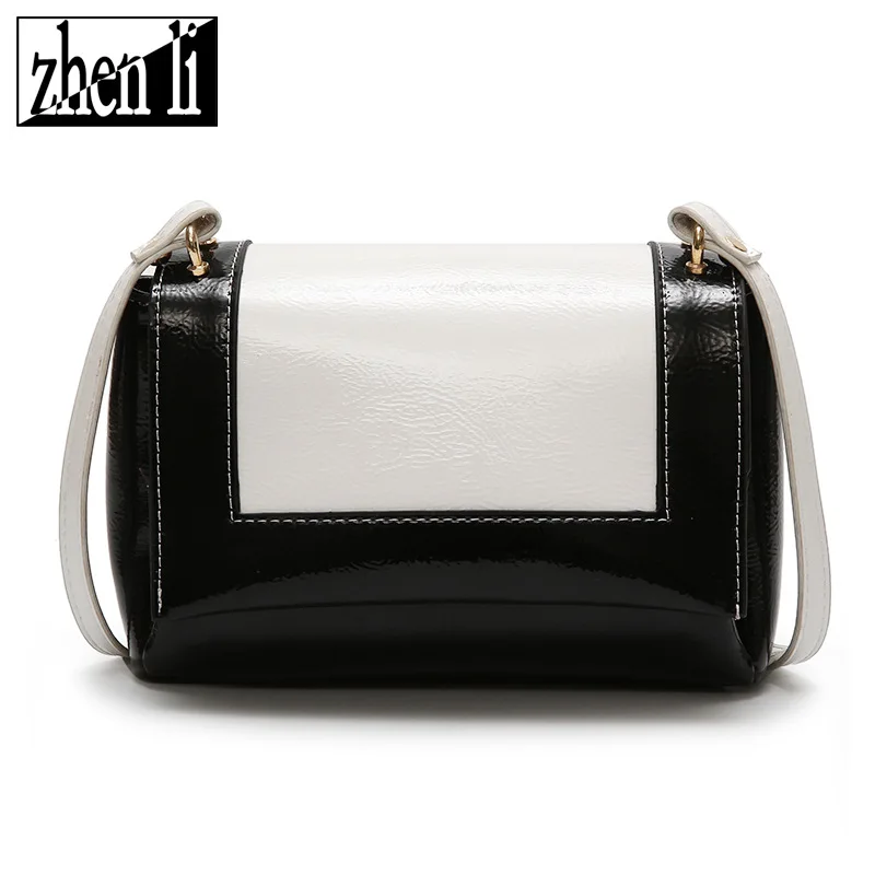 

Summer New Style Trend Korean-style Girl'S Solid Color Aerospace Car Suture PU Leather Simple WOMEN'S Shoulder Bag Wholesale