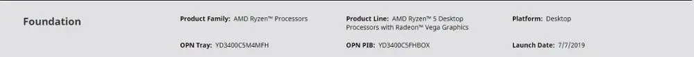 процессор Новый amd ryzen 5 3400G 3 7 ГГц для кормления processador 4 cpu ядер 8 нить 11 gpu am4 65 Вт