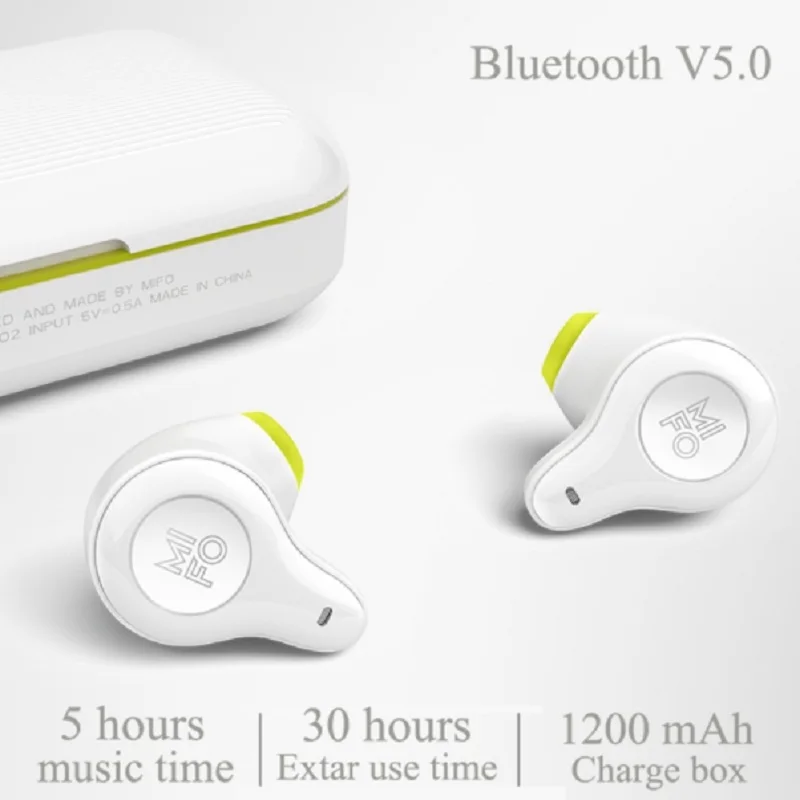 TWS Bluetooth 5,0 QCC Hifi настоящие беспроводные наушники, наушники, 3D стерео басы с уменьшением шума, сенсорное управление, спортивные наушники