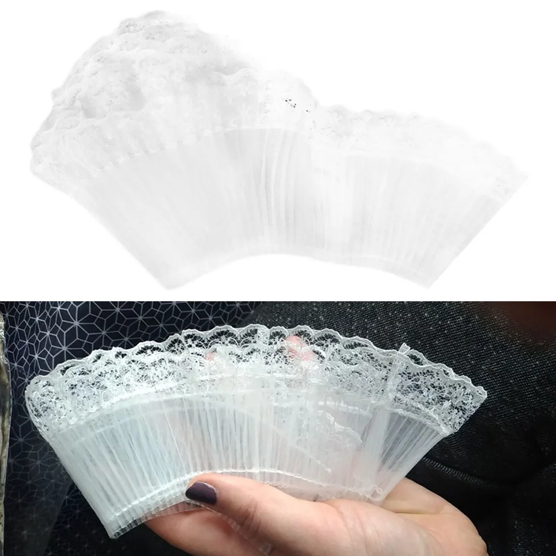 

7cm Wide Luxury White cotton embroidery flower lace collar Fabric Sewing Applique DIY dubai voile ribbon trim Women dress decor