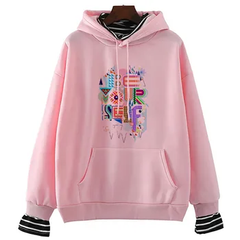 

Be Yourself Abstract Aesthetic Hoodie Women Kpop Grunge Sweatshirts Winter&spring Shirt Lady Casual Sweatshirt Gift