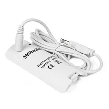 2 шт 3600 мАч перезаряжаемый аккумулятор+ usb кабель для зарядки для nintendo wii контроллер геймпад большой емкости Внешние аккумуляторы